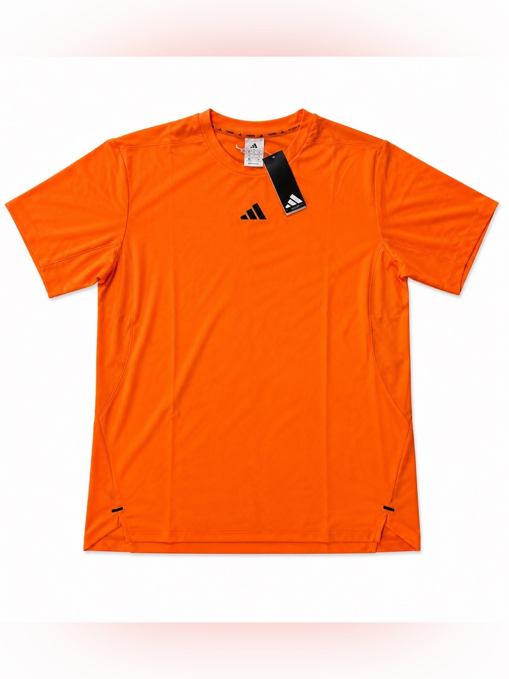adidas Bright Orange Short-Sleeve Performance Tee